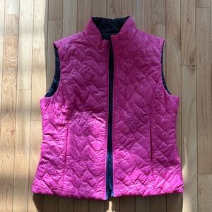 Stylish Pink Quilted Women's Vest
